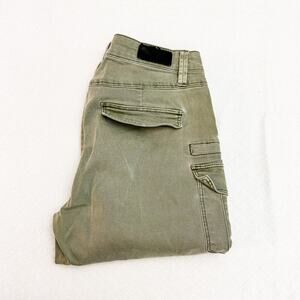 RTA Green Khaki Carpenter Cargo Denim Jeans Size 26